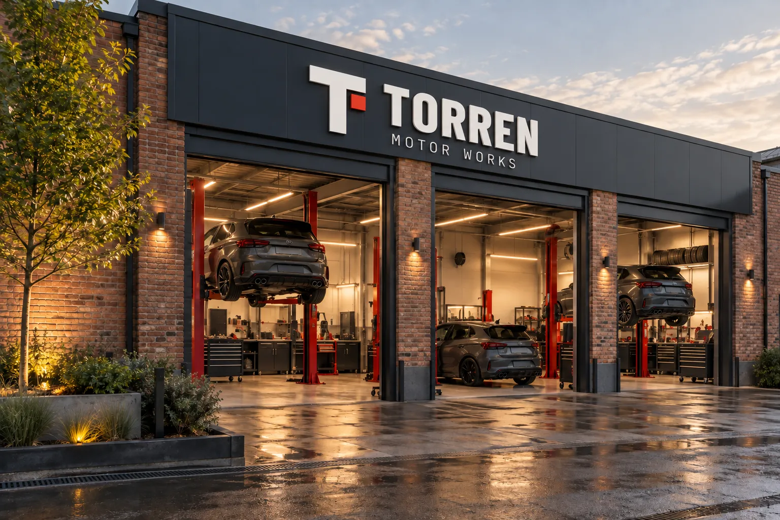 Fictional Bristol workshop exterior